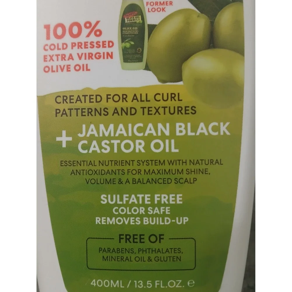 Palmers Olive Oil Formula Shine Therapy Shampoo Jamaican Black Castor Oil 13.5oz